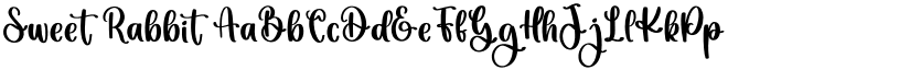 Sweet Rabbit font