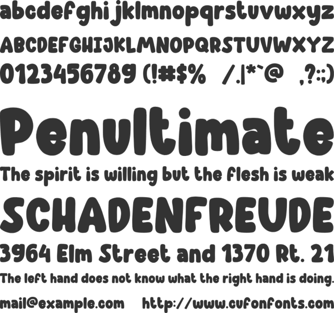 BACK TO SCHOOL font preview