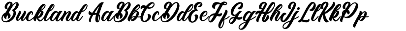 Buckland font