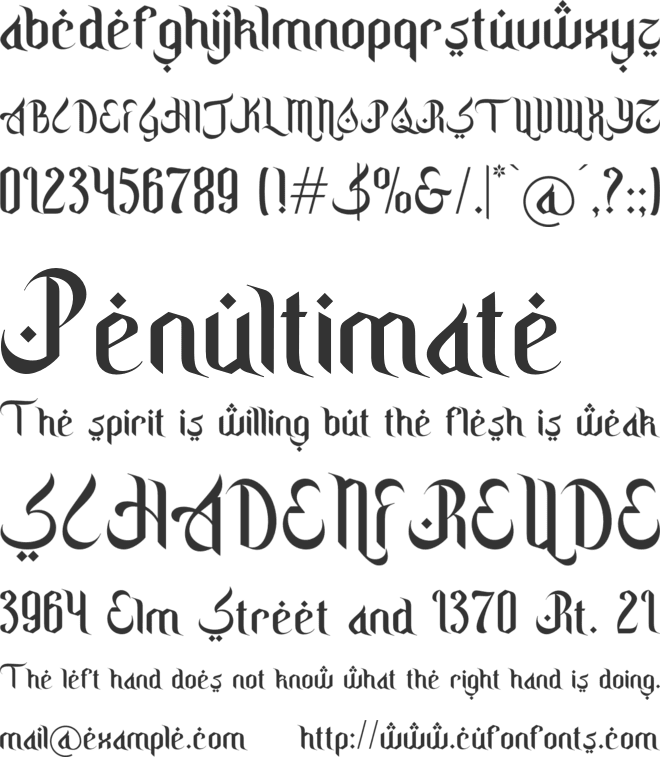 Hari Raya Arabic font preview