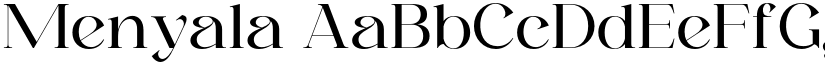 Menyala font