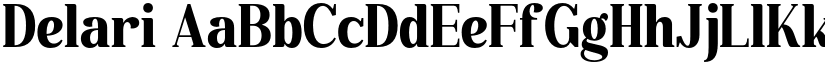 Delari font