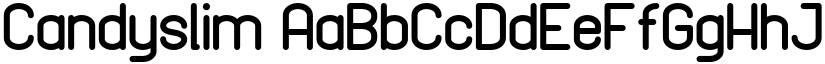 Candyslim font