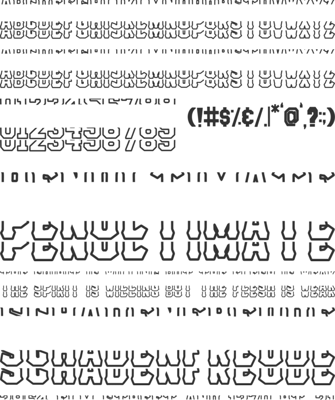 Hell Forge Stacked Monogram font preview