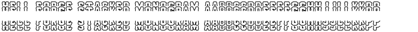 Hell Forge Stacked Monogram font