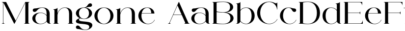 Mangone font download