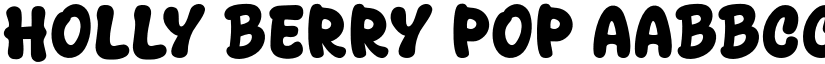 Holly Berry Pop font download