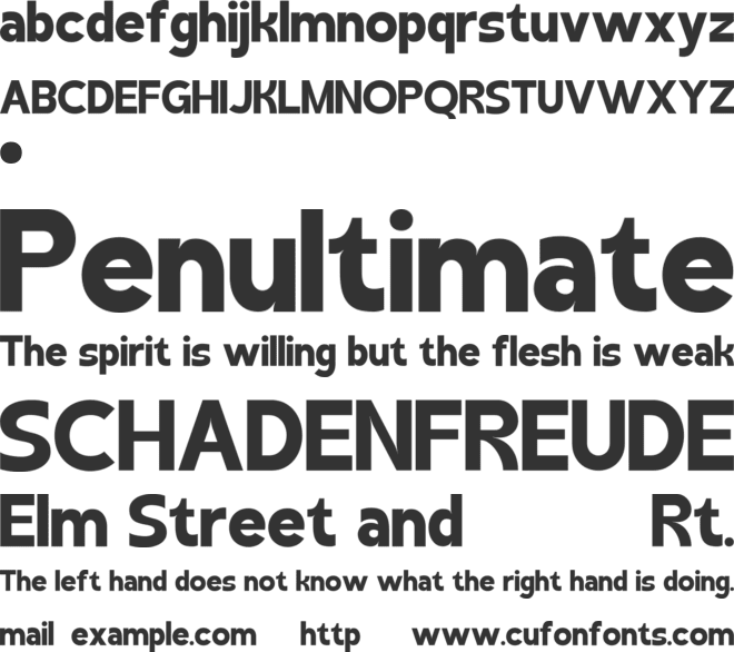 RITTERU font preview