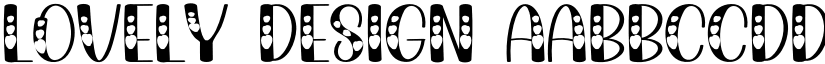 Lovely Design font
