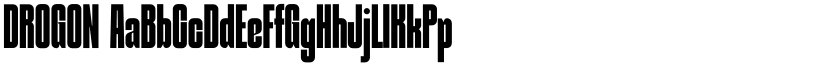 DROGON font download
