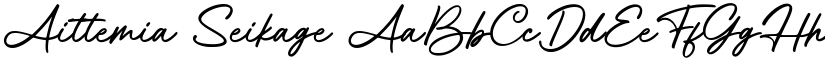 Aittemia Seikage font