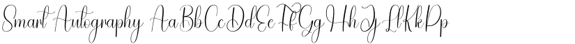 Smart Autography font