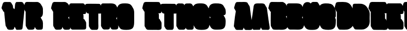 WR Retro Ethos font