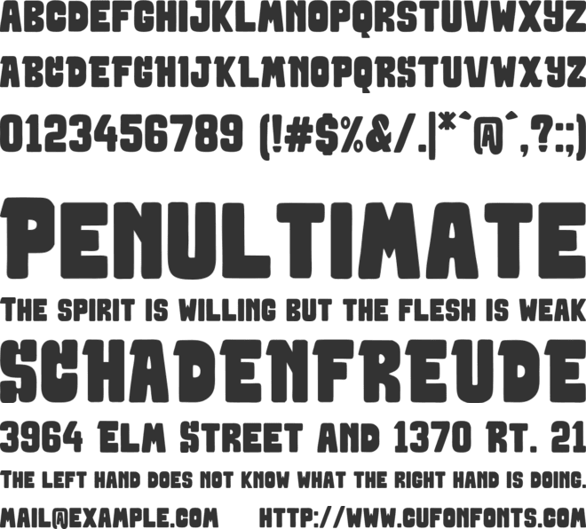 WR Retro Ethos font preview