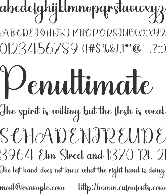 Teacher Grading font preview