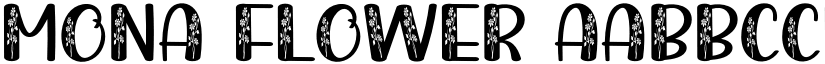 Mona Flower font
