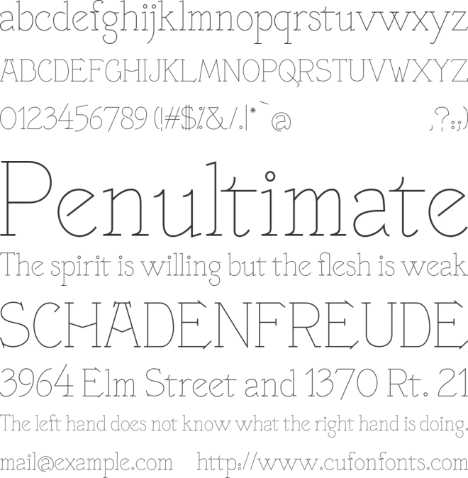 VTF Victorianna font preview
