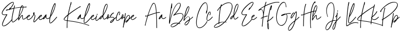 Ethereal Kaleidoscope font download