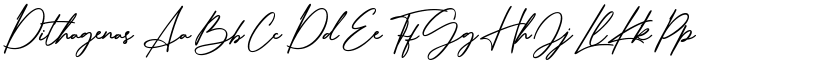 Dithagenas font