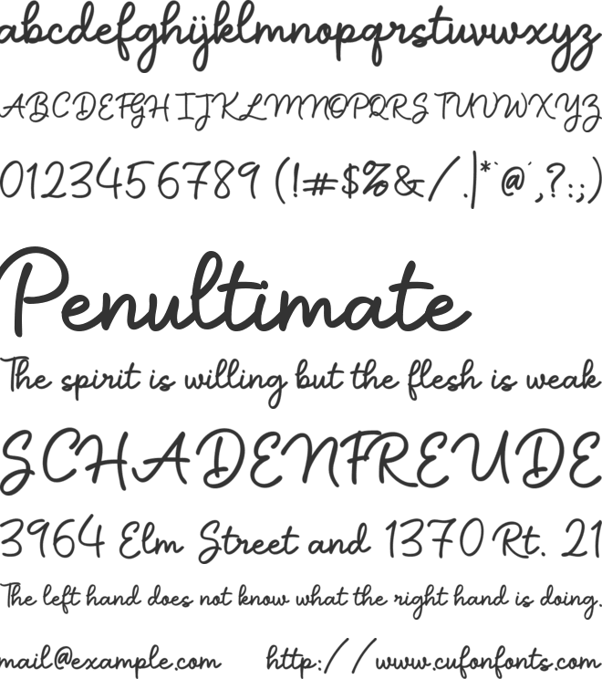 Delphian Wayfinder font preview