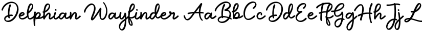 Delphian Wayfinder font download
