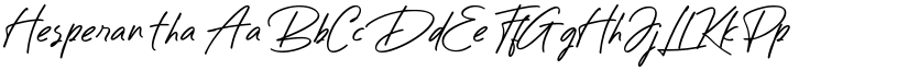 Hesperantha font