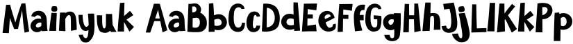 Mainyuk font
