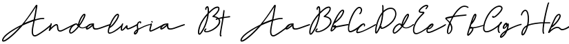 Andalusia Bt font