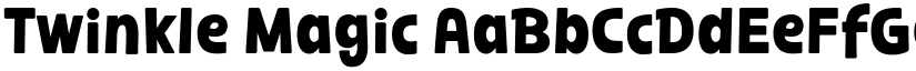 Twinkle Magic font