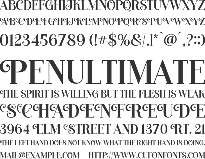 Christmas Amour font preview