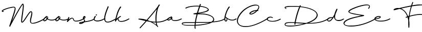 Moonsilk font