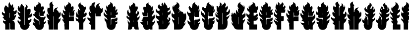 Rushfire font