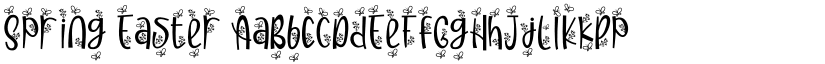 Spring Easter font