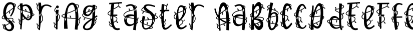 Spring Easter font