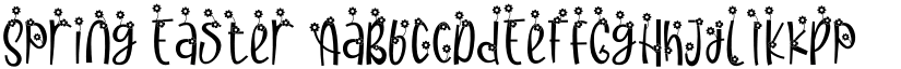 Spring Easter font