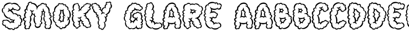 Smoky Glare font