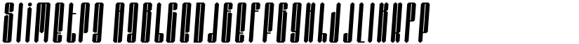 Slimetra font