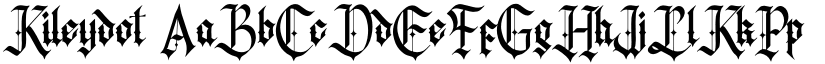 Kileydot font