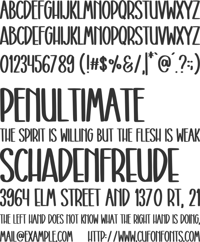 Sindangkasih font preview