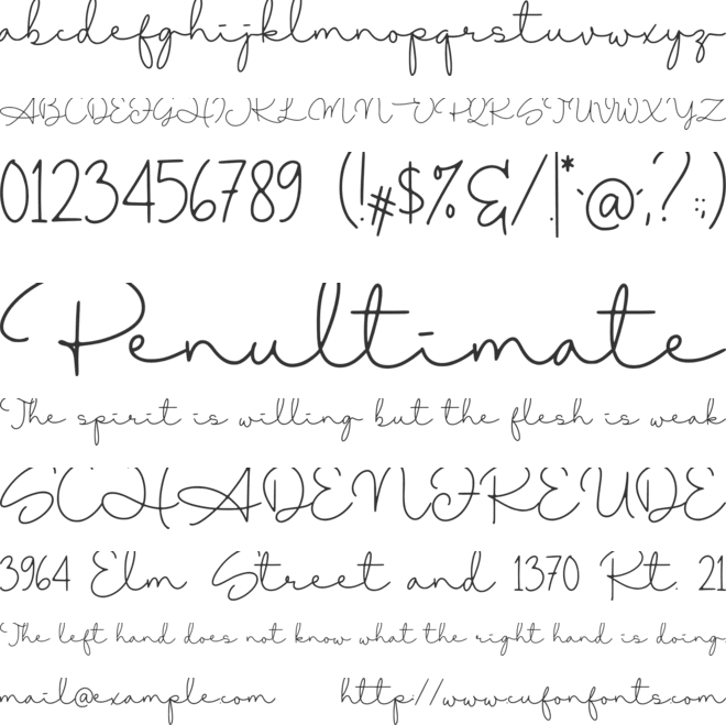 Fabulous ads font preview