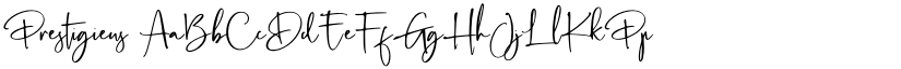 Prestigieus font