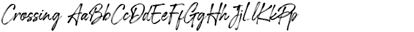Crossing font download