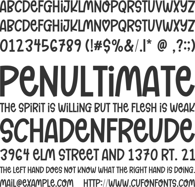 Noah Notes font preview