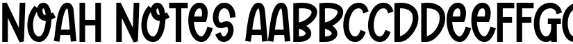 Noah Notes font download
