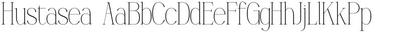 Hustasea font download
