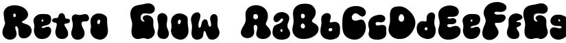 Retro Glow font