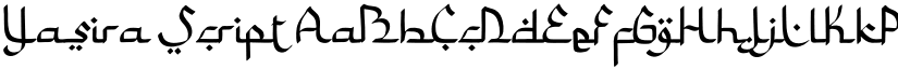Yasira Script font