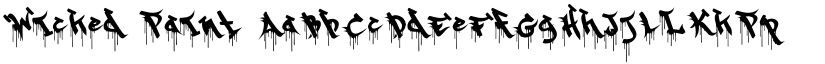 Wicked Paint font