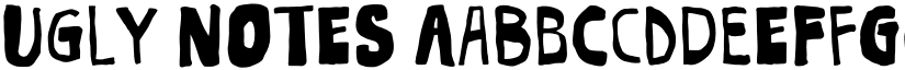 Ugly Notes font download