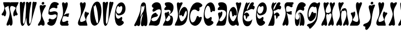 Twist Love font